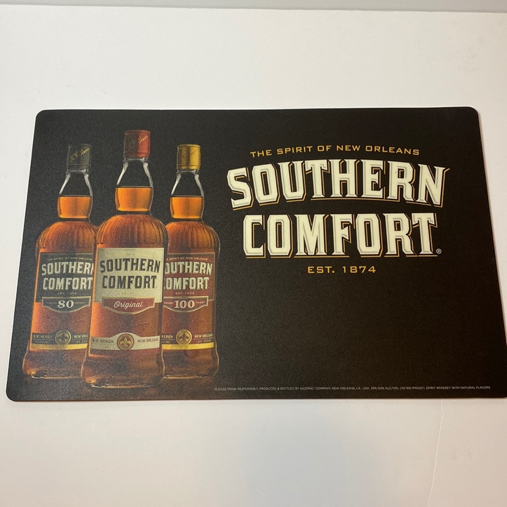Large Mouse Pad or Bar Mat NEW! Southern Comfort